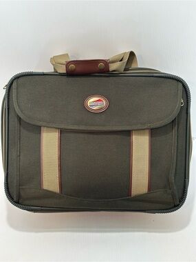 American Tourister canvas Cordura travel shoulder‎ bag vintage